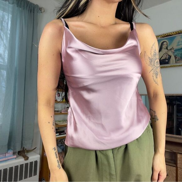 SATIN TOP PINK - Picture 5 of 13